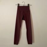 Lululemon Plum Purple Wunder Under High Rise Tights Cropped Ankle Women's size 4 Photo 1