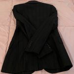 United Colors Of Benetton Made in Italy of Benetton Black Striped Wool Blend Jacket Blazer, size 42 or US 6 Photo 13