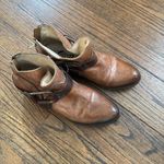 FREEBIRD by Steven  PHLOW LEATHER ANKLE BOOTIES SIZE 6 BROWN DISTRESSED LEATHER Photo 2