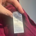 Banana Republic | Cranberry Color Merino Wool V-Neck Sweater Sz M Photo 6