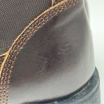 OXS Vintage Women’s Brown Leather Ankle Boots Lace Up Made in Italy Size 37 Photo 2