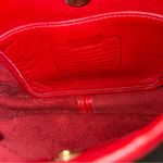 Coach  1998 Ergo Vintage Zipper Small Hobo One Shoulder Purse Bag Red Leather EUC Photo 9