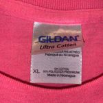 Gildan pink funny life is short casual short sleeve top Photo 3