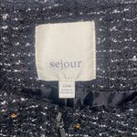 Sejour sequin bouclé plus size jacket women’s size 22W Black Photo 5
