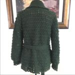 Oscar de la Renta  Runway Forest Green Cashmere Coat Photo 5