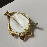 KJL Kenneth Jay Lane Humpty Dumpty Egg Crystal Gold Tone Brooch Pin Photo 6