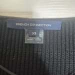 French Connection  Juri Mozard Caballo Lace Sleeve Sweater Cotton Black Size XS Photo 4