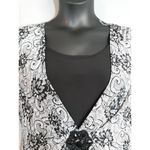 Elementz  b&w lace floral blouse Photo 3
