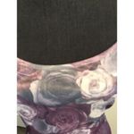 WOW! Vintage Mini Spaghetti Strap Floral Slip Dress Purples Womens Small S Photo 2