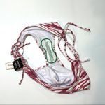 Hula Honey  WHITE Adjustable Bikini Swim Bottom Photo 4