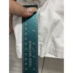 st. john's bay ‎ White Soft Cotton Cargo Short Size 8 Pockets/Zip Mid Rise Photo 2