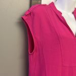 J.Crew Hot Pink Pullover High Low Viscose Dress w/ Pockets and Shoulder Tabs-Sm Photo 6