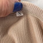 SheIn Cropped Tank Top with Scrunched Sides Size Small Tan Sleeveless Photo 10