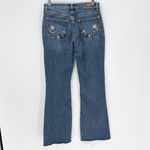 Shyanne  flare Bootcut Jeans Size 32 Floral Embroidered Blue Denim 30 western Photo 1