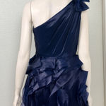 White by Vera Wang Midnight Blue Mini Dress Size 8 Photo 1