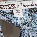 Gypsies & Moondust Buckle  long sleeve backless boho top size medium Photo 3