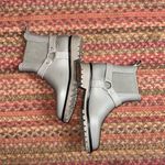 Bernardo  GREY HARNESS PULL / SLIP ON RUBBER RAIN BOOTS SHORTIE Photo 2