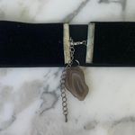 Handmade Velvet Gemstone Choker Black Photo 3