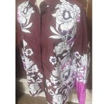 EXPRESS Portofino Shirt Bold Floral Boyfriend Button Up Long Sleeve Blouse sz XS Photo 1