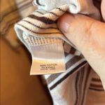 Christopher & Banks  Black and Cream Striped Top xl Photo 2