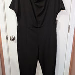 Alexia Admor NWT  Sadie Boatneck Jumpsuit Women's XLarge Black Photo 0