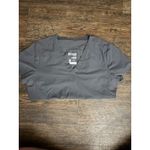Grey's Anatomy Edge Women's V Neck Scrub Top Short Sleeve Zip Pockets Size M Photo 2