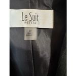 Le Suit  Two-Button Gray Pinstripe Women's Blazer Petite Size 8 NWT Photo 4