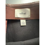 Aritzia - Wilfred Brown Faux Leather mini skirt back zip 2 Photo 3