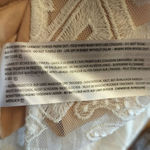 Finders Keepers NEW  Size M 6 Sofia Playsuit Romper Ivory Lace Plunge Neck Photo 5