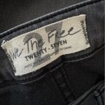 Free People  Just Float On Ruffle Flare Jeans Wide Leg Bell Bottoms Gray Size 27 Photo 10