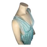 Vintage Sears Sexy Lace Open Sided Lingerie Top green & white size medium Photo 3