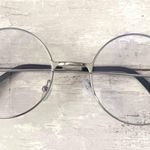 Warby Parker Round Retro Silver Blue Light Blocking Glasses Metal Frames NEW Photo 0