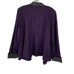 Investments Investements II Women's Dark Plum Casual Skirt Suit Photo 2