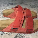 Birkenstock Uji Nubuck-Suede Leather in Sienna Red Photo 2