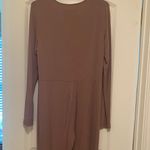 SheIn Brown Long Sleeve Jumpsuit Photo 4