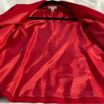 Pendleton ‎ Petite Blazer 100% Virgin Wool Bright Red with Gold Buttons Size 16 Photo 9