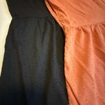 Old Navy  Dress Set/2 XL Tier Layer Mini Swing‎ Dress Coral/Black Eyelet Trendy # Photo 4