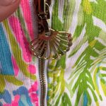 Lilly Pulitzer  Size 00 Lovers Coral Marigold Skort Cotton Lined Short Shell Zip Photo 7