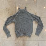 ASTR The Label Knit Sweater Sz Small Gray/White Photo 4
