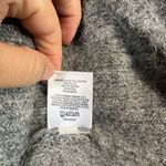 EXPRESS Classic Wool Blend Ribbed Fuzzy Knit Quart Zip Tunic Sweater Size Large Photo 4