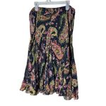 Dana Buchman Vintage Silk Paisley Print Skirt Size 10 Photo 6