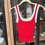 H&M  tank ribbed crop top scoop tee collegiate parke daily drills color block Photo 3