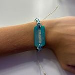 Beachy blue and white bracelet Photo 0