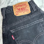 Levi's Vintage Levi’s 550 Relaxed fit Tapered Leg Black Denim Jeans Y2K 100% Cotton Photo 2