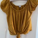 Yellow Cropped Top Size M Photo 0