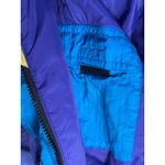 Vintage 90s Inside Edge Purple Blue One Piece Ski Suit Youth XL Womens Fit Snow Size M Photo 12