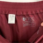 FIGS Yola Skinny Scrub Pants Burgundy S Tall Photo 3
