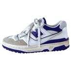 New Balance  550 Women's White Purple Lace Up Low Top Athletic Sneakers Shoes 7 Photo 0