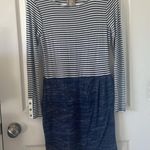Dolan Mixed Stripe Long Sleeve Dress Size XS New With Tags Blue Photo 0