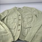 Calvin Klein  Sage Green Button-Up Jacket Photo 15